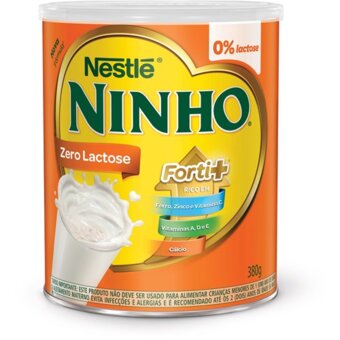 Composto Lácteo Ninho Forti+ Zero Lactose 380G