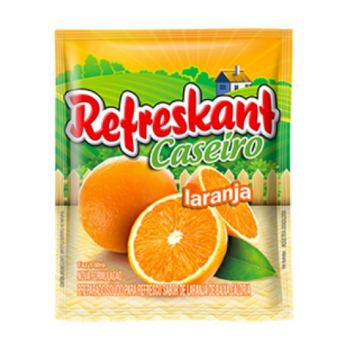 Refresco Em Pó Refreskant Caseiro Laranja 25G