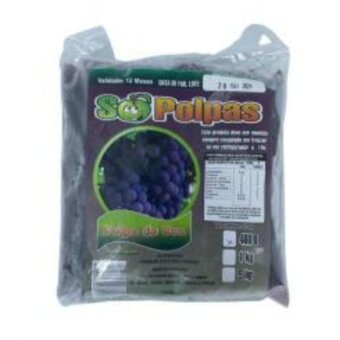 Polpa Fruta Só Fruta Uva 400G