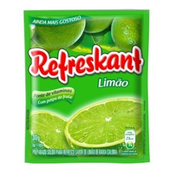 Refresco Em Pó Refreskant Limão Embalagem 25G