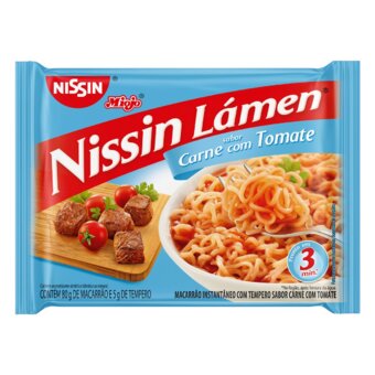 Macarrão Instantâneo Nissin Lámen Carne Tomate 85G