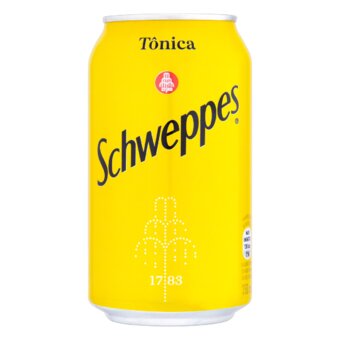 Água Tônica Schweppes Lata 350Ml