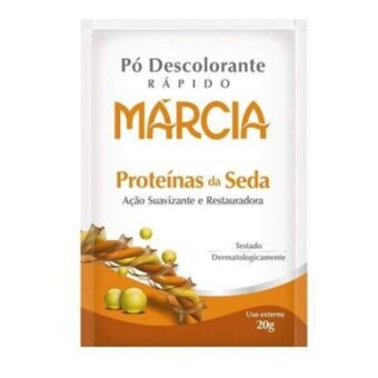 Descolorante Em Pó Marcia Proteína Da Seda Embalagem 20G