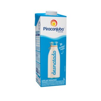 Leite Longa Vida Piracanjuba Desnatado 1L