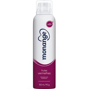 Desodorante Aerosol Monange Frutas Vermelhas 90G