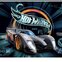 Caderno Tilibra Hot Wheels Cartela Adesiva Desenho 80F 