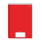 Caderno Jandaia Capa Dura Universitario Stiff Vermelho 96f
