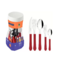 Faqueiro Tramontina Inox Vermelho 20pcs