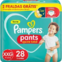 FRALDA PAMPERS PANTS AT 28UN XXG