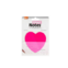 BLOCO NOTAS BRW CORAÇÃO ROSA 70X70MM 20F