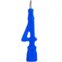 Vela Regina Aniversário N4 Azul Embalagem 1 Un