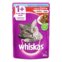 Ração Para Gatos Castrados Whiskas Carne Ao Molho 85G