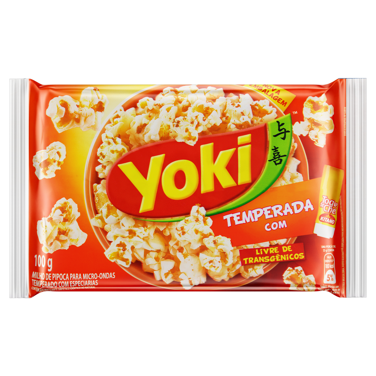 Pipoca De Microondas Yoki Popcorn Temperada Com Toque De Chef Kitano G Aqui Na Arasuper